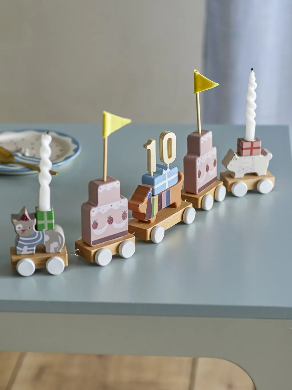 Børn Bloomingville mini Fødselsdagstog Og Tilbehør > Party Fødselsdagstog 42 cm, Multi