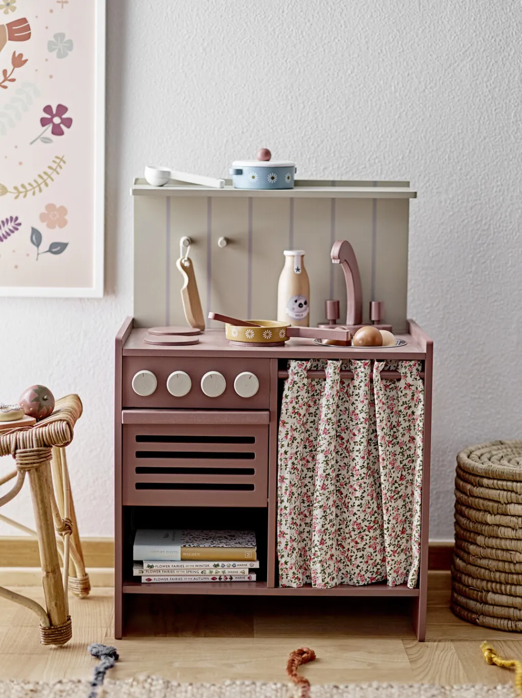 Børn Bloomingville mini Køkken- Og Rolleleg > Pippi Køkken H57,5 cm, Rosa
