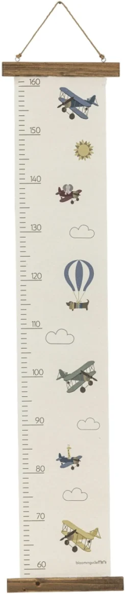 Børn Bloomingville mini Børneværelse|Interiør Til Børneværelset > Plane Højdemåler H114 cm, Blå