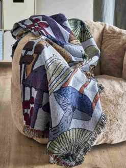 Bloomingville mini Sonam Plaid 130x160 cm, Multi