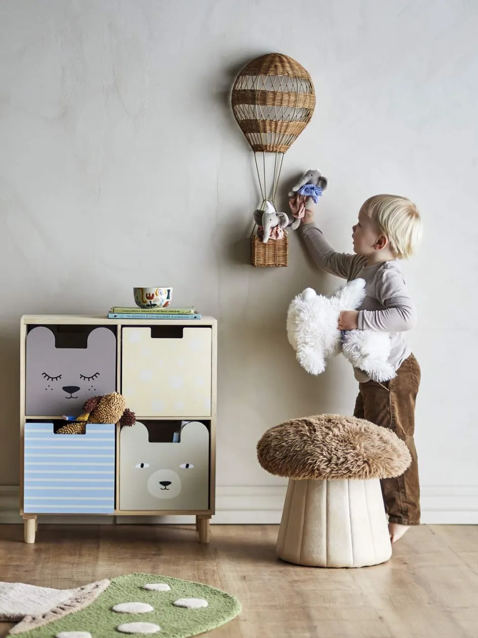 Bloomingville mini Tito Bamse 28 cm, Hvid