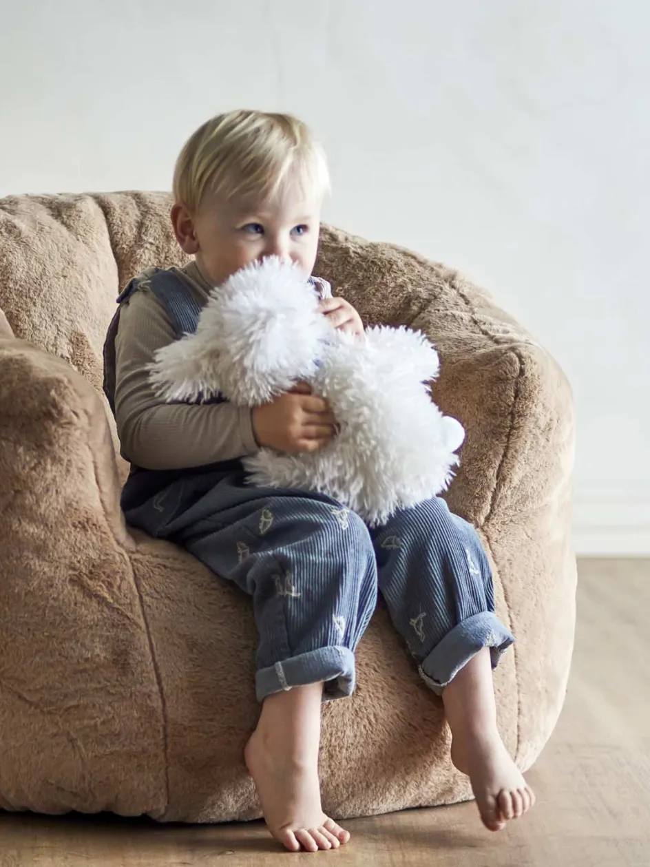 Bloomingville mini Tito Bamse 28 cm, Hvid