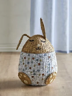 Børn Bloomingville mini Opbevaring Til Børneværelset|Børneværelse > Villja Kurv m. Låg H60 cm, Multi