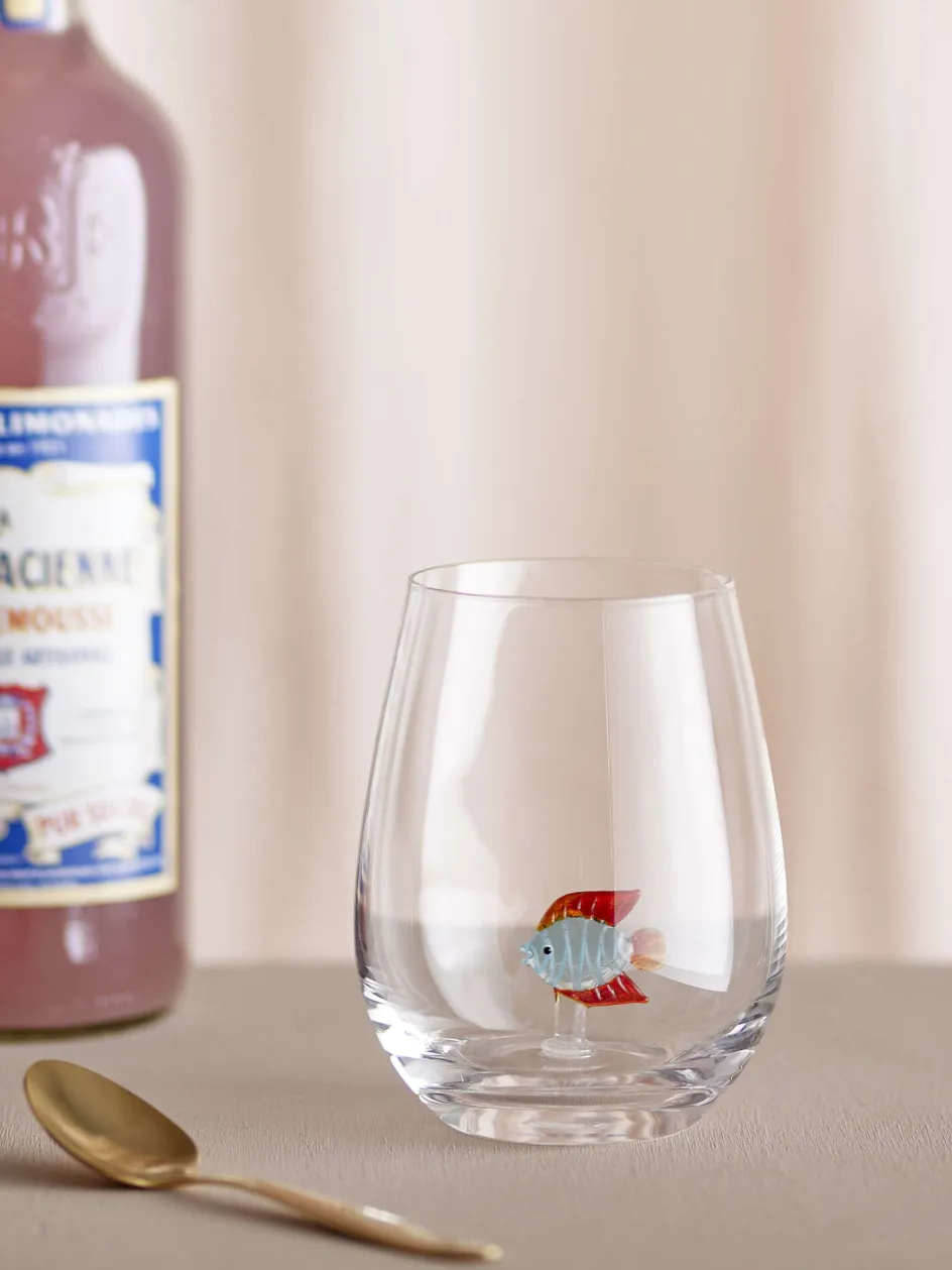 Clearance Bloomingville Misa Drikkeglas Fisk 56 cl