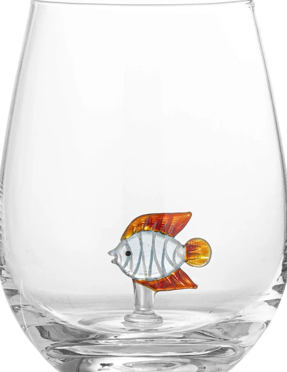 Clearance Bloomingville Misa Drikkeglas Fisk 56 cl