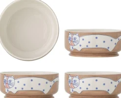 Sale Missy Skål 4 stk. Ø14,5 cm, Brun Skåle|Spisestue
