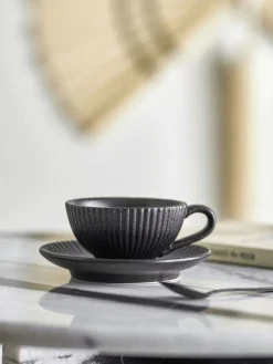 New Neri Cappuccinokop m. Underkop 20 cl, Sort Kopper