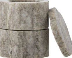 Bloomingville Salt Og Peber|Salt Og Peber > Nezli Krukke m. Låg H11,5 cm, Marmor