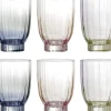 Bloomingville Vandglas > Nicoline Drikkeglas 6 stk. 33 cl, Multi