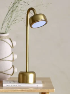 Bloomingville Lamper Til Soveværelset|Bordlamper > Niko Trådløs Bordlampe H35,5 cm, Messing