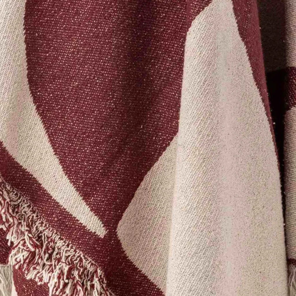 Discount Olica Plaid 130x160 cm, Rød Plaider Og Tæpper