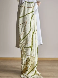 Sale Bloomingville Osasio Plaid 130x150 cm, Grøn