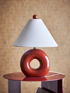 Panja Bordlampe H42 cm, Rød Bordlamper