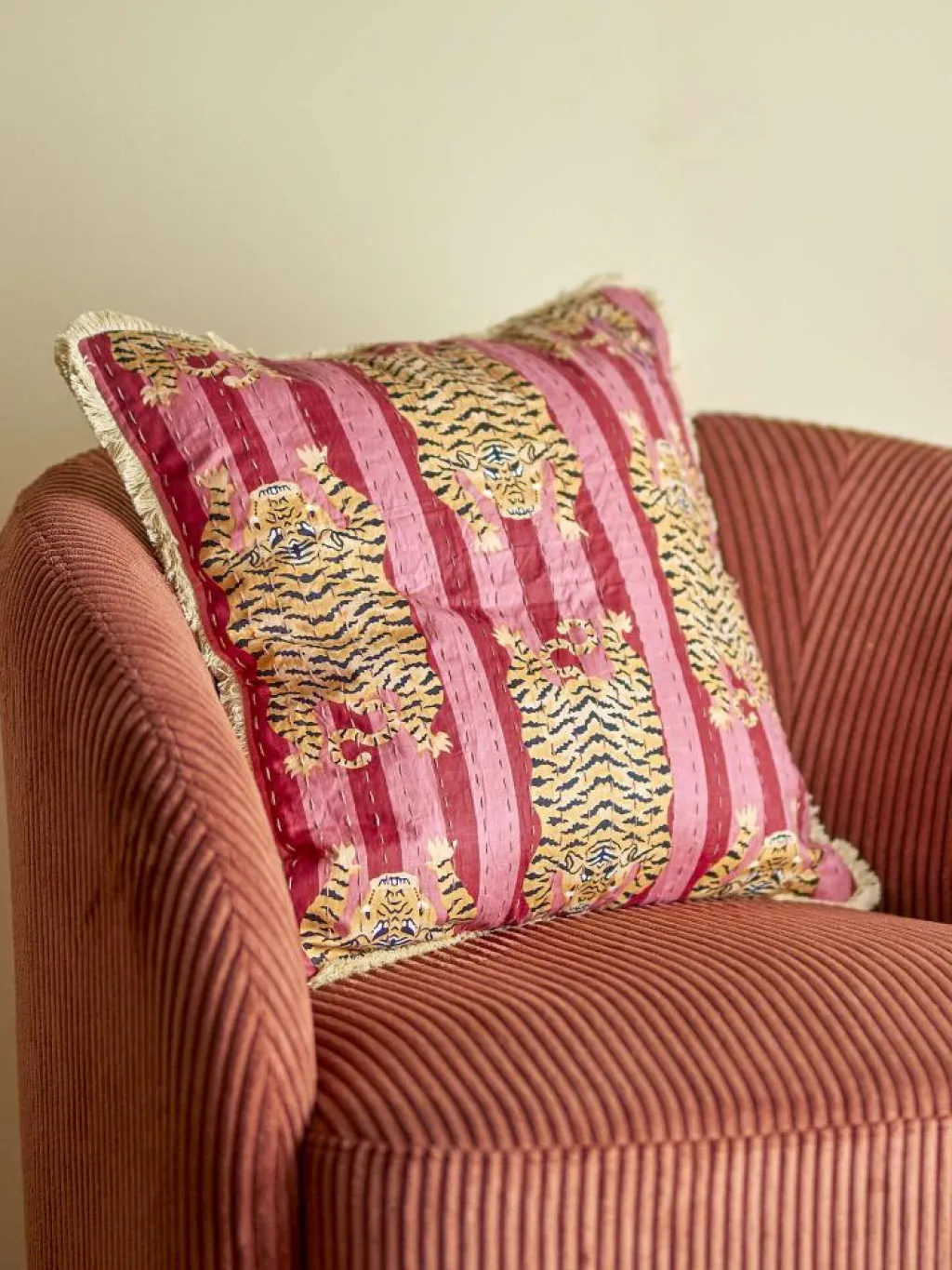Bloomingville Puder Og Betræk > Poirino Pude 45x45 cm, Pink