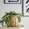 Online Ritza Urtepotteskjuler H18 cm, Brun Stue|Urtepotter Og Krukker