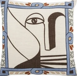 Clearance Bloomingville Rudaur Pude 45x45 cm, Blå