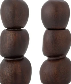 Clearance Creative Collection Bloomingville Salvi Salt- & Peberkværnsæt H17 cm, Akacie
