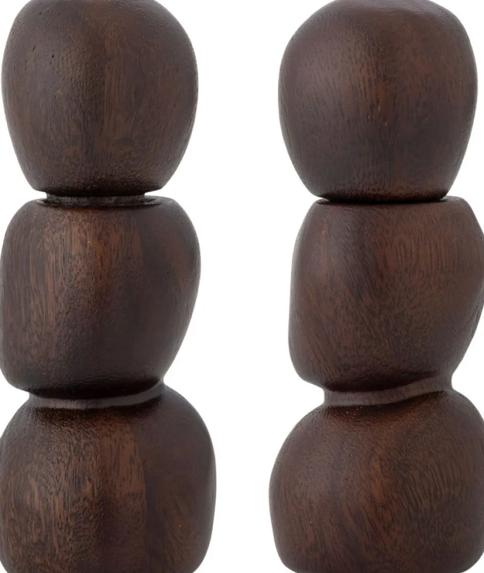 Clearance Creative Collection Bloomingville Salvi Salt- & Peberkværnsæt H17 cm, Akacie