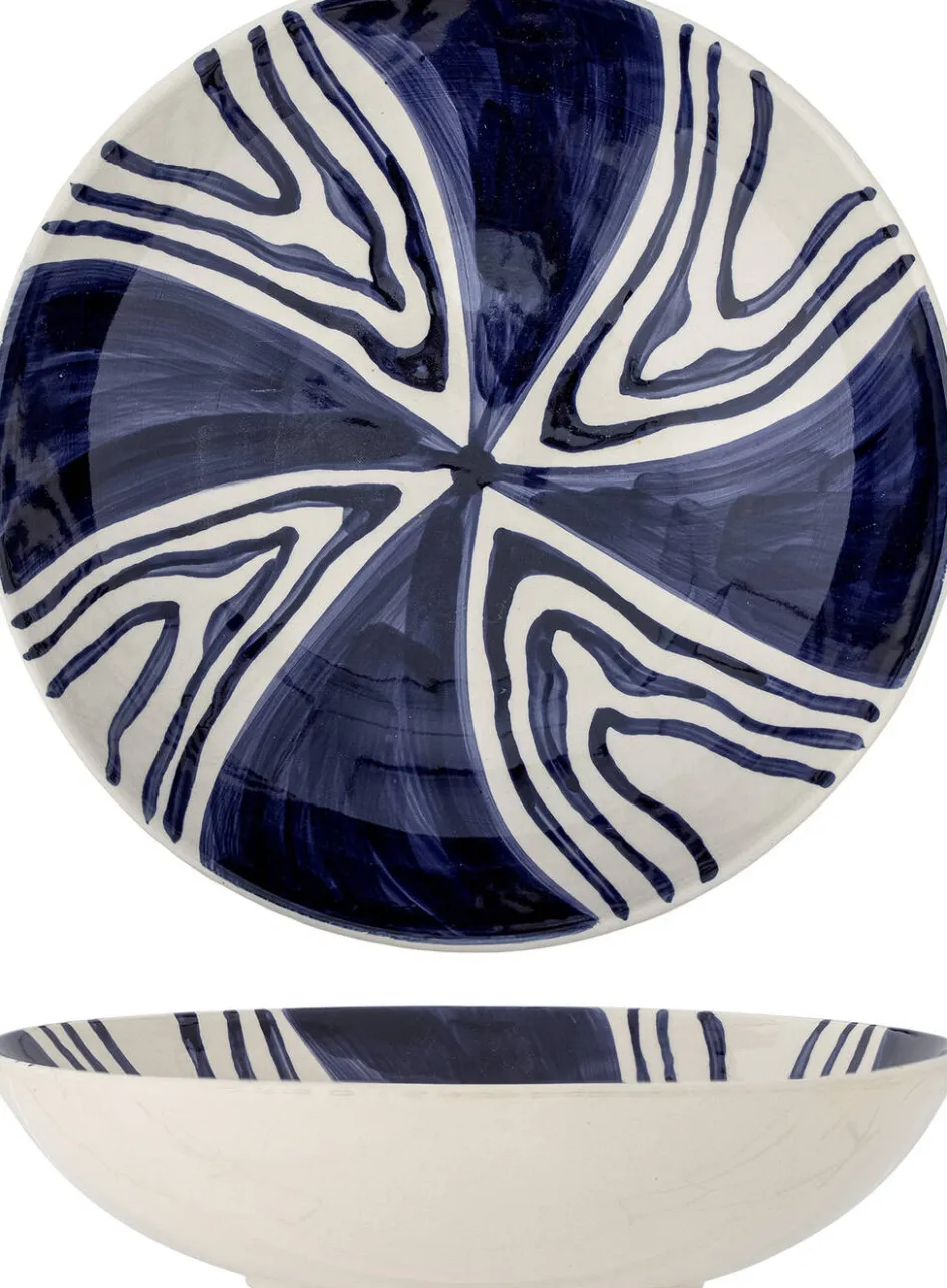 Bloomingville Shama Serveringsskål Ø33,5 cm, Blå