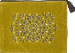 Clearance Bloomingville Stefania Kosmetikpung 27x20 cm, Gul