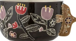 Hot Vivielle Skål 4 stk. Ø13 cm, Sort Skåle