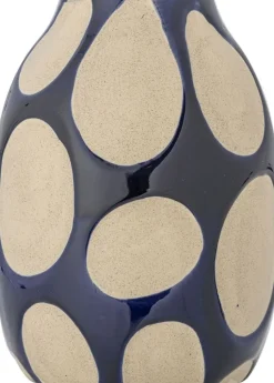 Discount Bloomingville Bashir Vase H, Blå