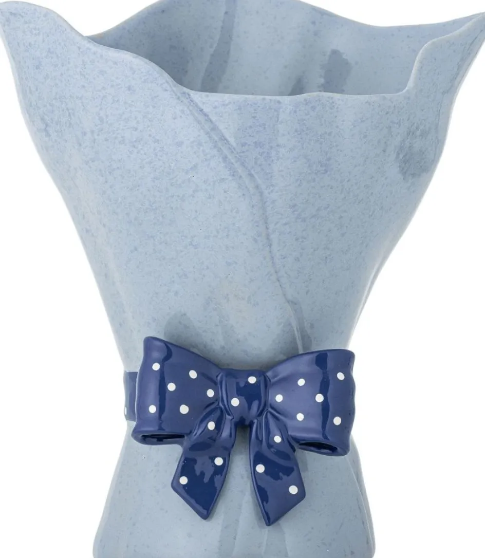 New Bloomingville Belivia Vase H28,5 cm, Blå