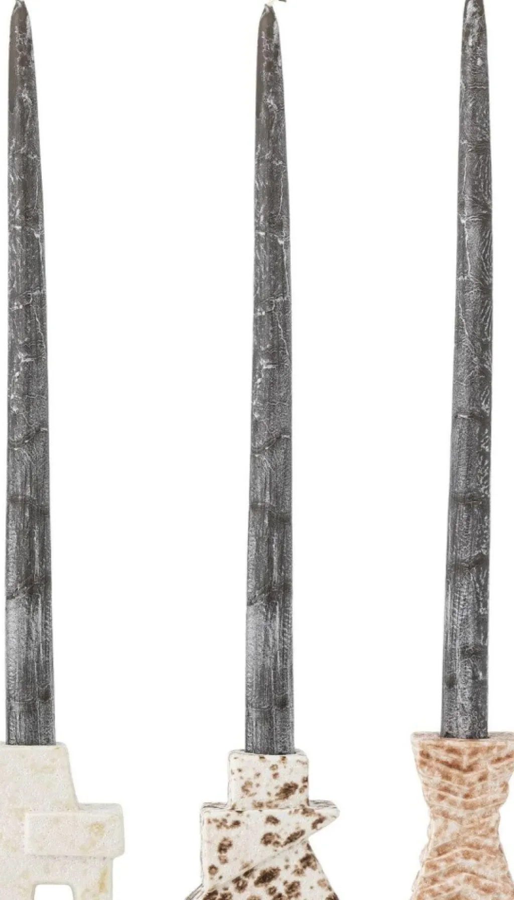 Online Blanchard Lysestage 3 stk, Natur Lysestager