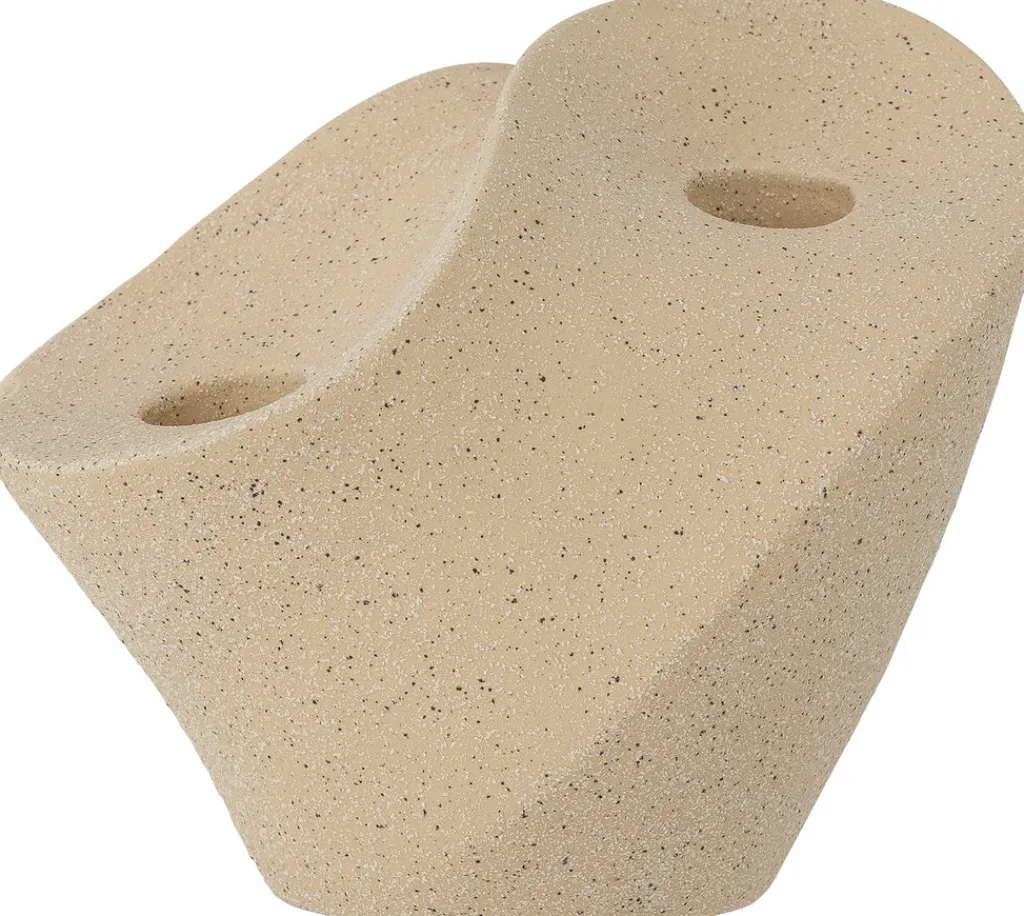 Bloomingville Lysestager > Brent Lysestage H13 cm, Natur