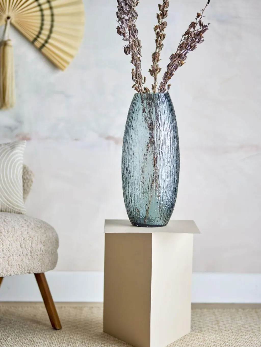Online Brock Vase H50 cm, Grå Stue|Vaser