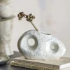 Bloomingville Stue|Vaser > Caia Vase L16xH9,5xB7 cm, Hvid