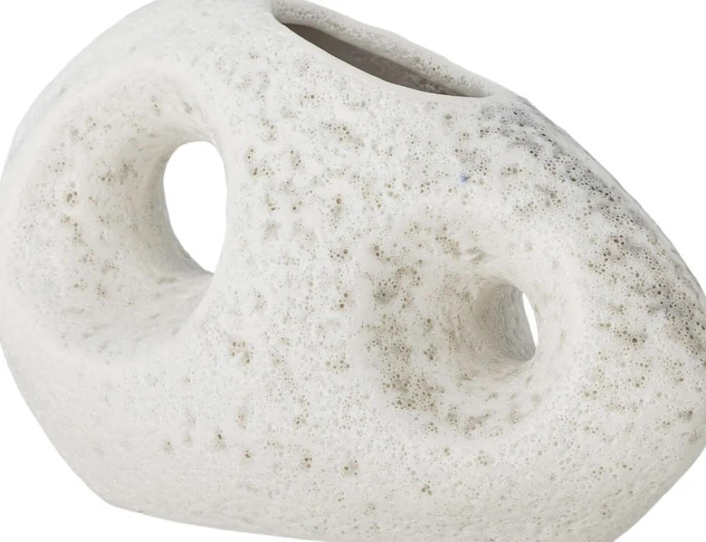 Bloomingville Stue|Vaser > Caia Vase L16xH9,5xB7 cm, Hvid