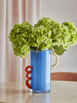 Discount Bloomingville Carlie Vase H25 cm, Blå
