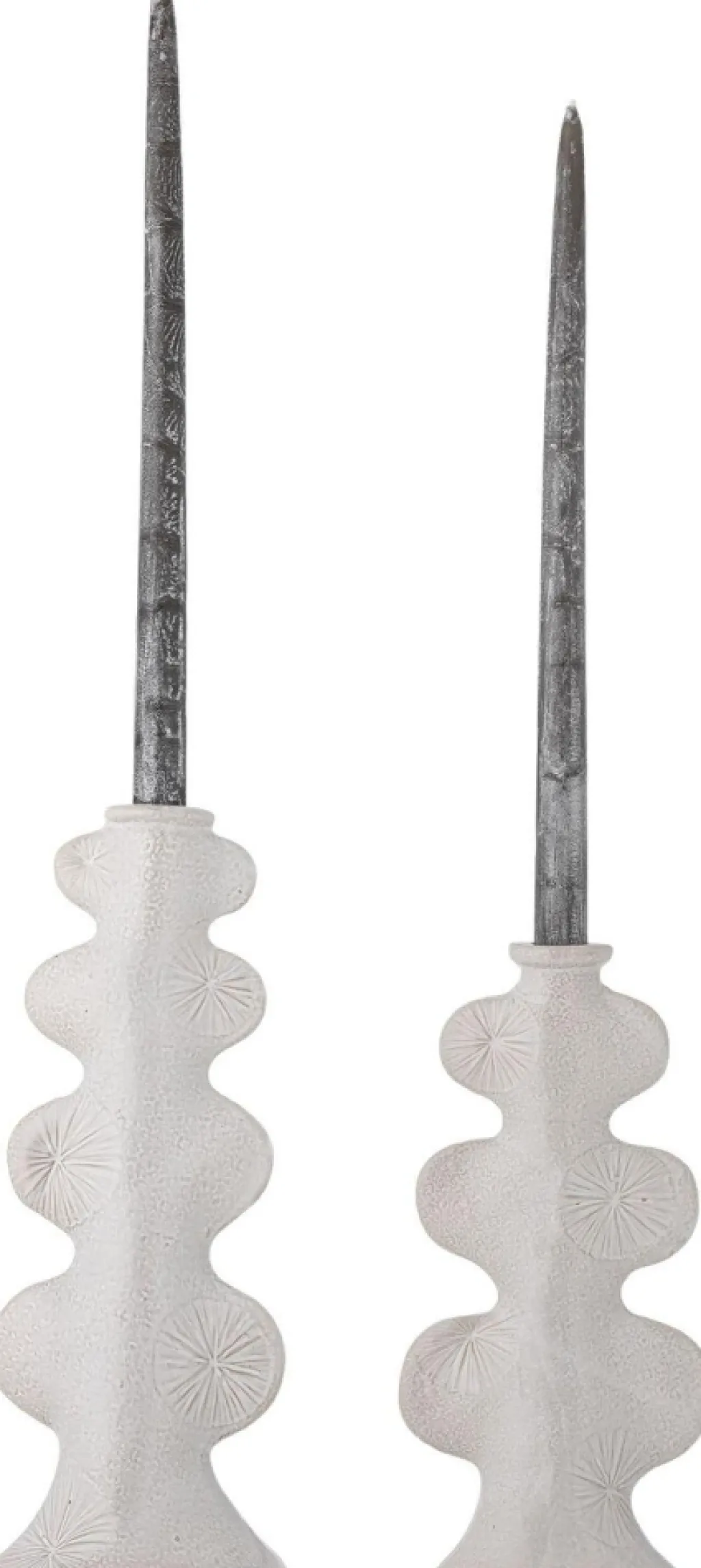 Bloomingville Lysestager > Cason Lysestage 2 stk, Hvid
