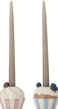 Best Bloomingville Chip Lysestage 2 stk. H9,5 cm, Multi