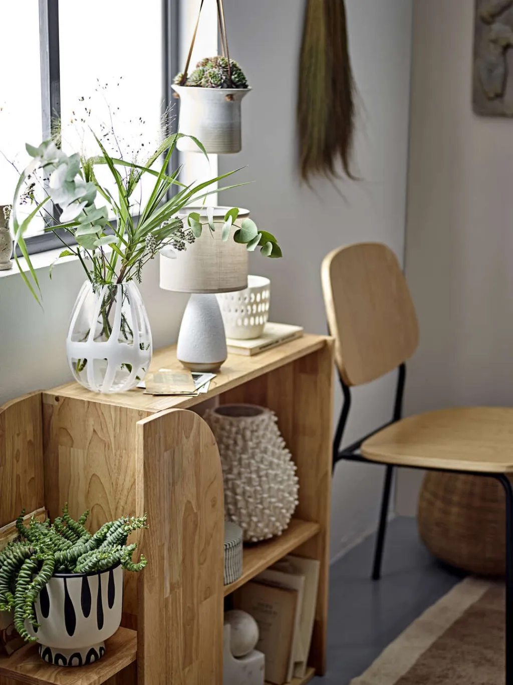 Bloomingville Stue|Vaser > Cosmin Vase H18 cm, Hvid