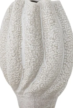 Best Bloomingville Cove Vase H28 cm, Hvid