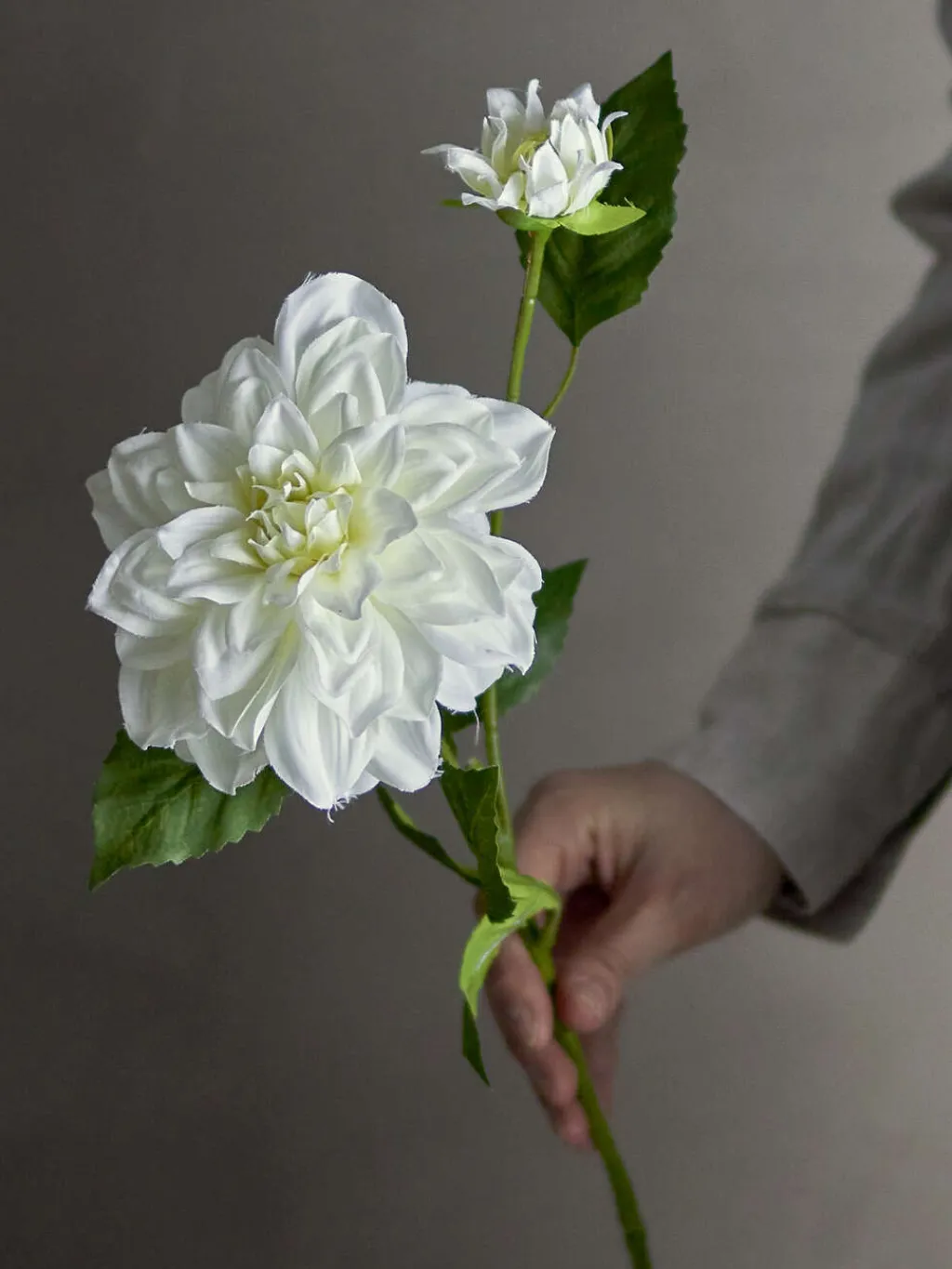Sale Dahlia Kunstig Stilk 63,5 cm, Hvid Stue