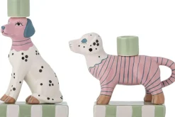 New Doglie Lysestage 2 stk, Rosa Lysestager
