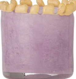 Bloomingville Edger Fyrfadsstage H11 cm, Purple