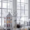 Outlet Bloomingville Elef Lysestage H19 cm, Hvid