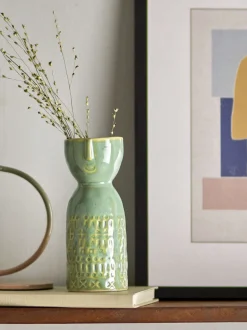 Hot Bloomingville Embla Vase H14,5 cm, Grøn