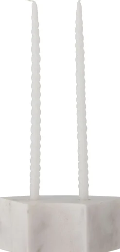 Discount Bloomingville Florida Lysestage H6 cm, Hvid