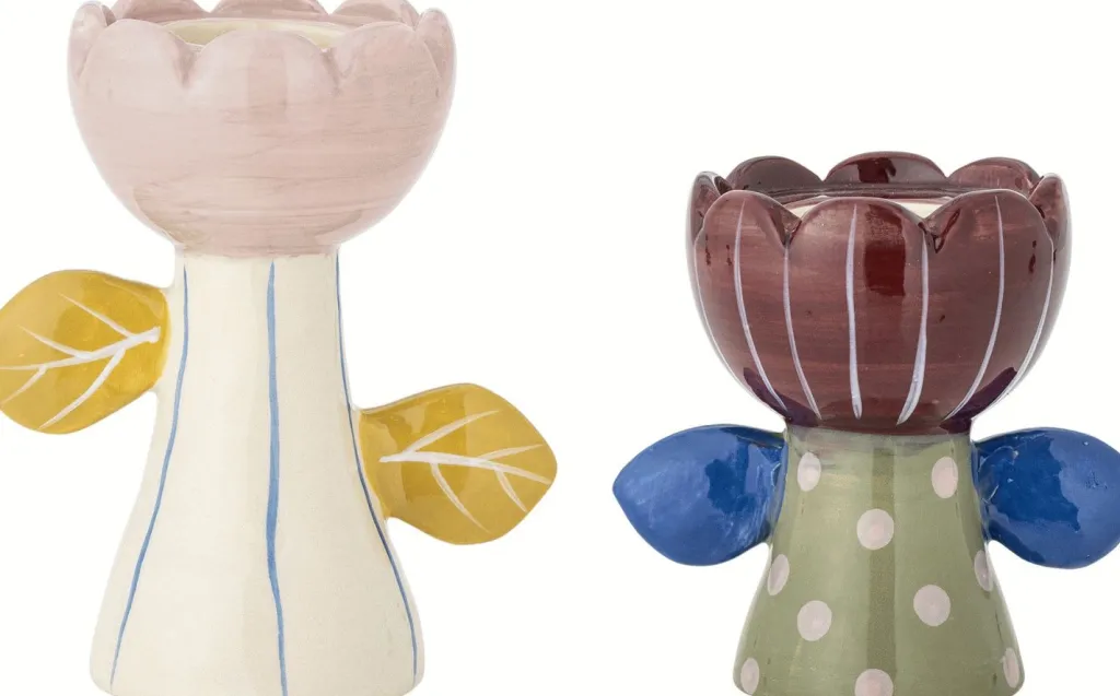 Bloomingville Lysestager > Florita Lysestage 2 stk, Multi