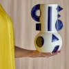 Sale Graphica Vase H24 cm, Blå Stue|Vaser
