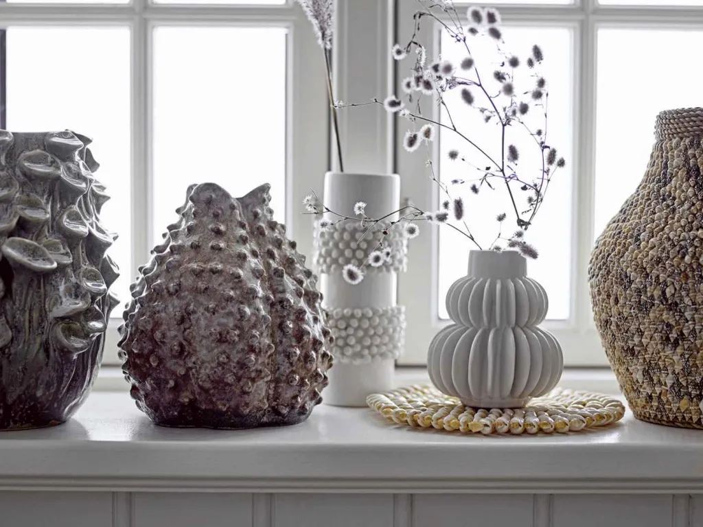 New Halfdan Vase H14 cm, Hvid Vaser