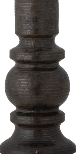 Bloomingville Lysestager > Hui Lysestage H14 cm, Sort