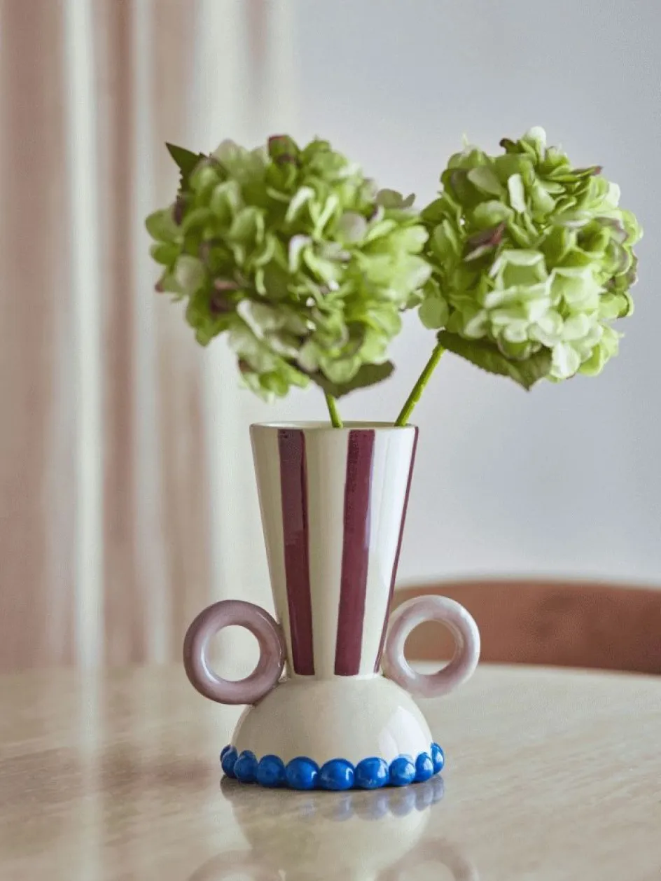 Clearance Bloomingville Hyldia Vase H21 cm, Multi