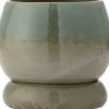 Discount Bloomingville Imke Urtepotte m. Underskål H17,5 cm, Grøn
