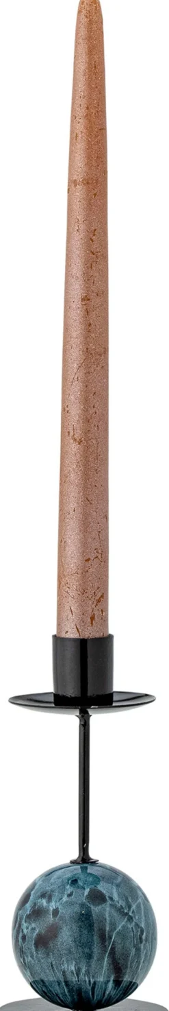 Clearance Bloomingville Jayda Lysestage H15 cm, Blå